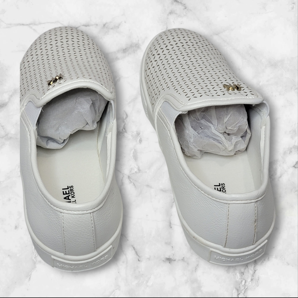 Michael Kors Youth Size 4, White/Gold - Picture 3 of 5